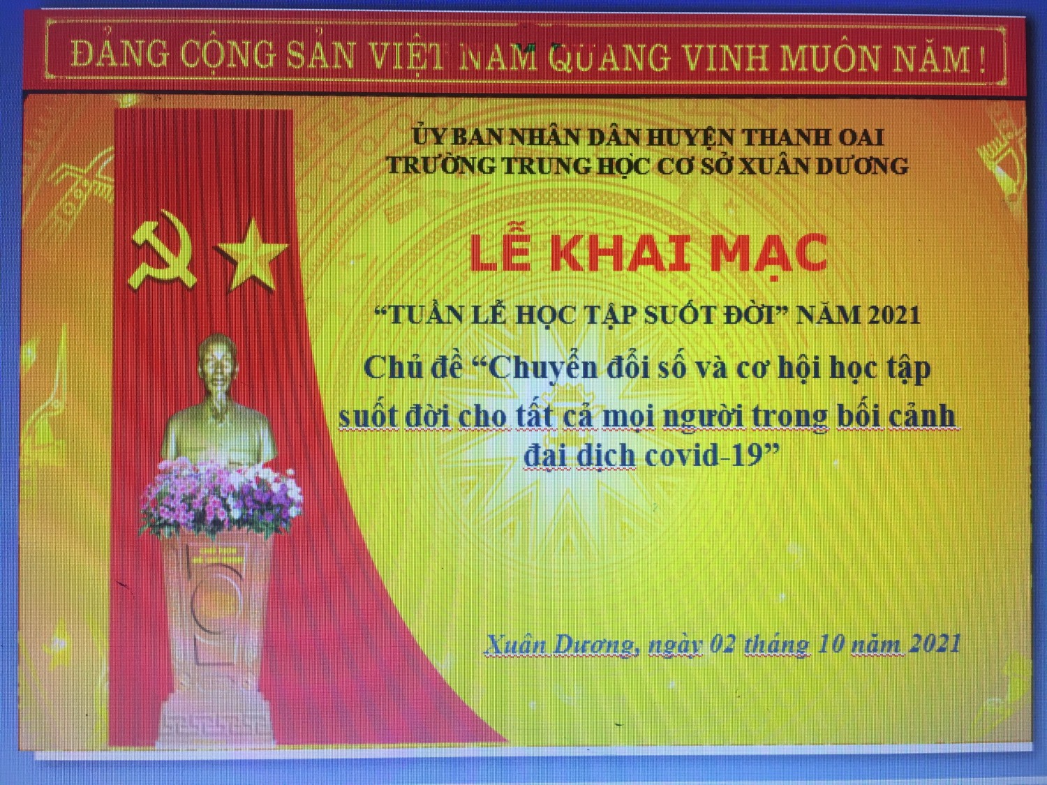 Lễ phát động "Tuần lễ học tập suốt đời" năm 2021