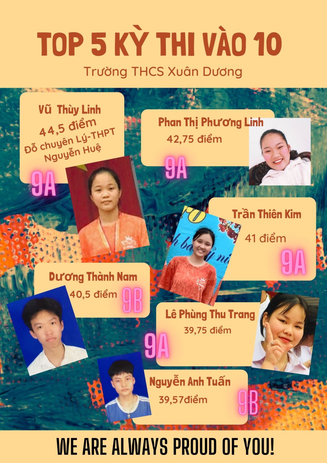 TOP 5 KỲ THI VÀO 10